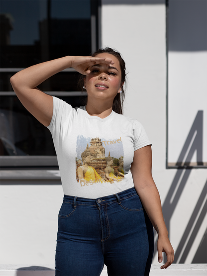"Travel Destination"  T-Shirt - Perfect for a pilgrim