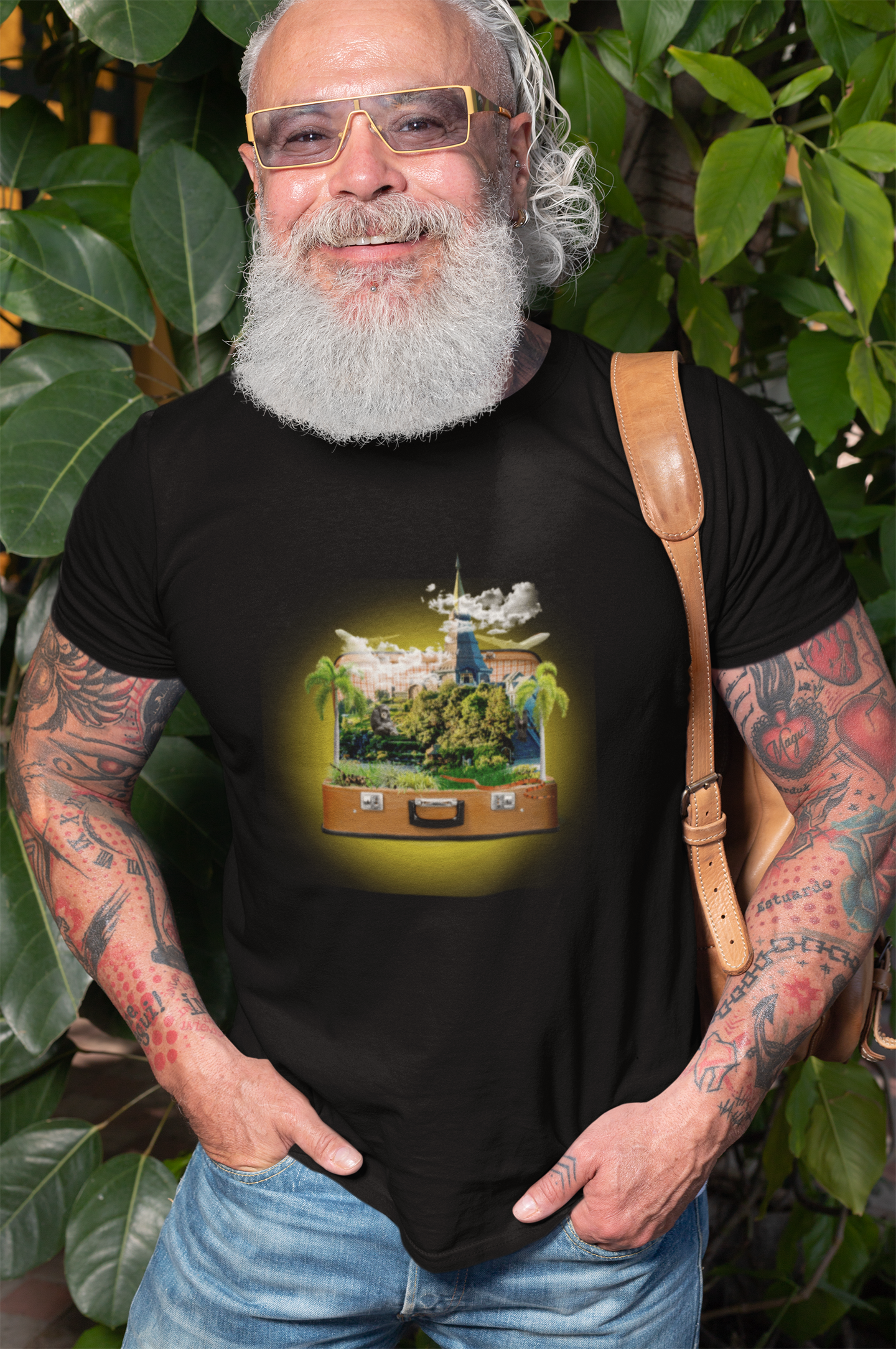 Image Manipulation 'Temple' Design for T-shirt