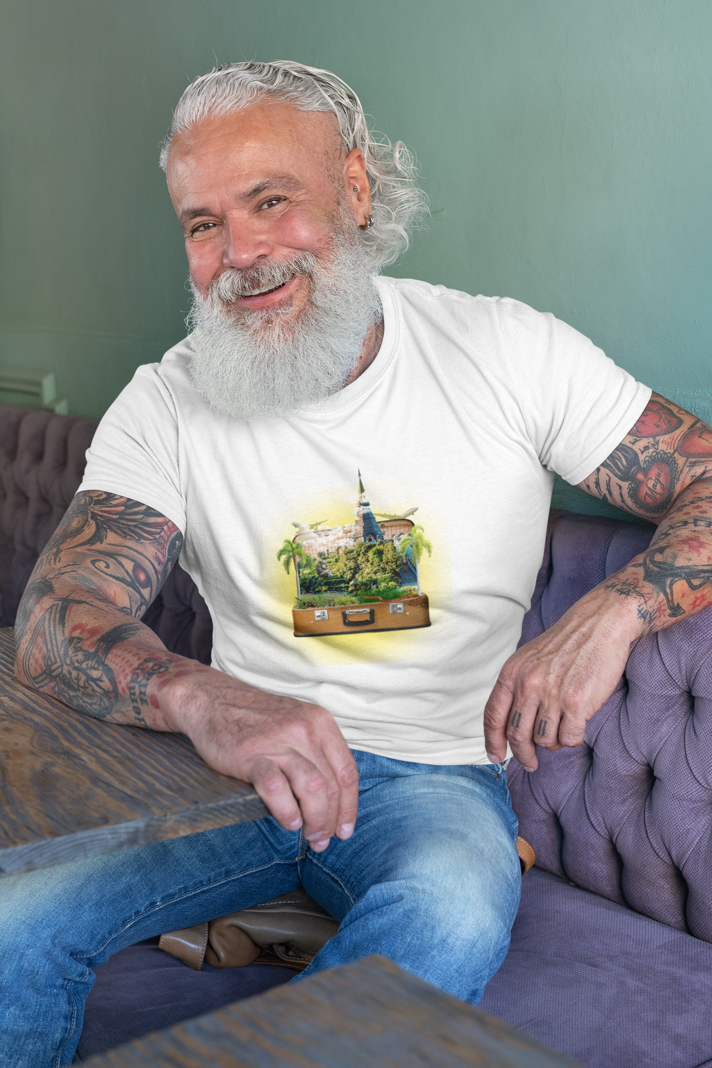 Image Manipulation 'Temple' Design for T-shirt