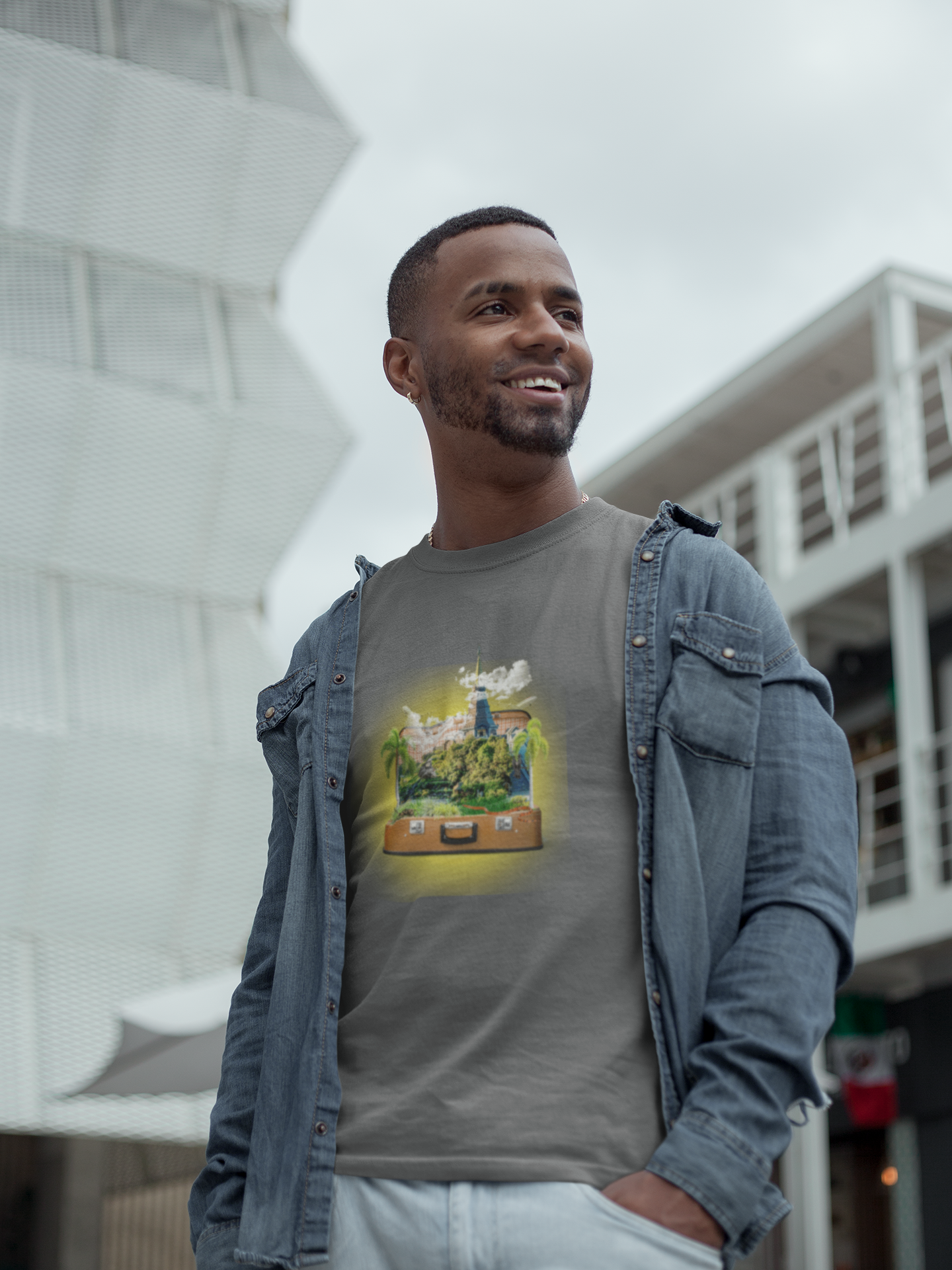 Image Manipulation 'Temple' Design for T-shirt