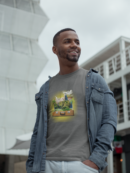 Image Manipulation 'Temple' Design for T-shirt